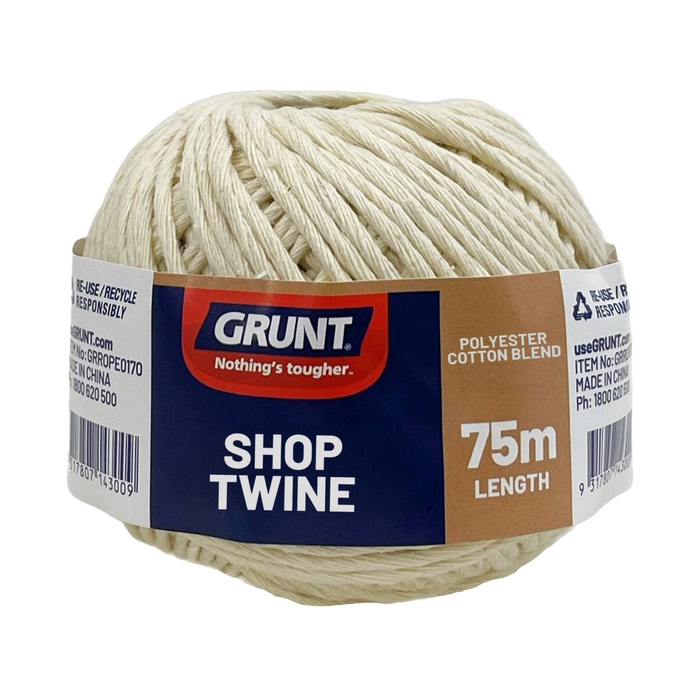 GRUNT 75m Polyester Cotton Blend Shop Twine