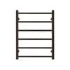 Forme Black Satin 6 Bar Non-Heated Towel Rail