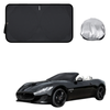 Front Windscreen Sun Shade for Maserati GranCabrio 2010 - 2019 - Standard 150 x 85 cm - Black