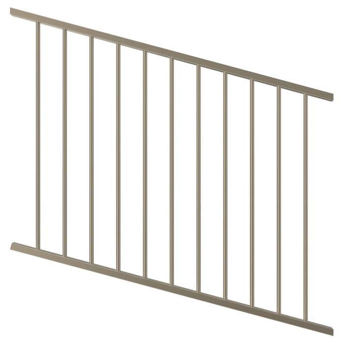 ProtectorAl 350-1200 x 900mm Paperbark Raked Up To 15º Flat Top Garden Fence Panel