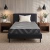 Giselle 25cm Single Memory Foam Mattress Gel Infused Foam Removable Cover