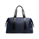 Bopai Luxury Business Style Leather & Microfiber Duffel Waterproof Travel Bag - Blue