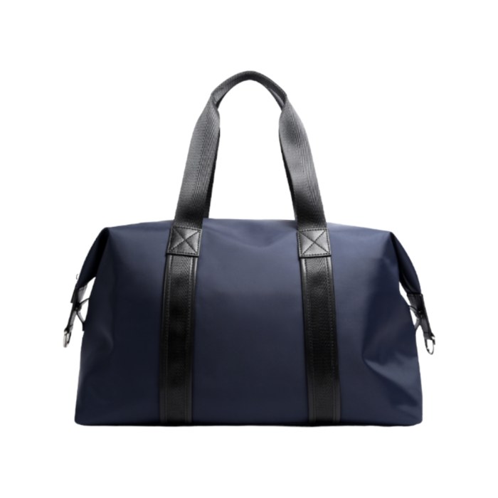 Bopai Luxury Business Style Leather & Microfiber Duffel Waterproof Travel Bag - Blue