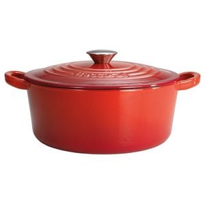 Le Connoisseur Round /6.3l Cast Iron French Oven With Lid 29cm/6.3l Red Baccarat
