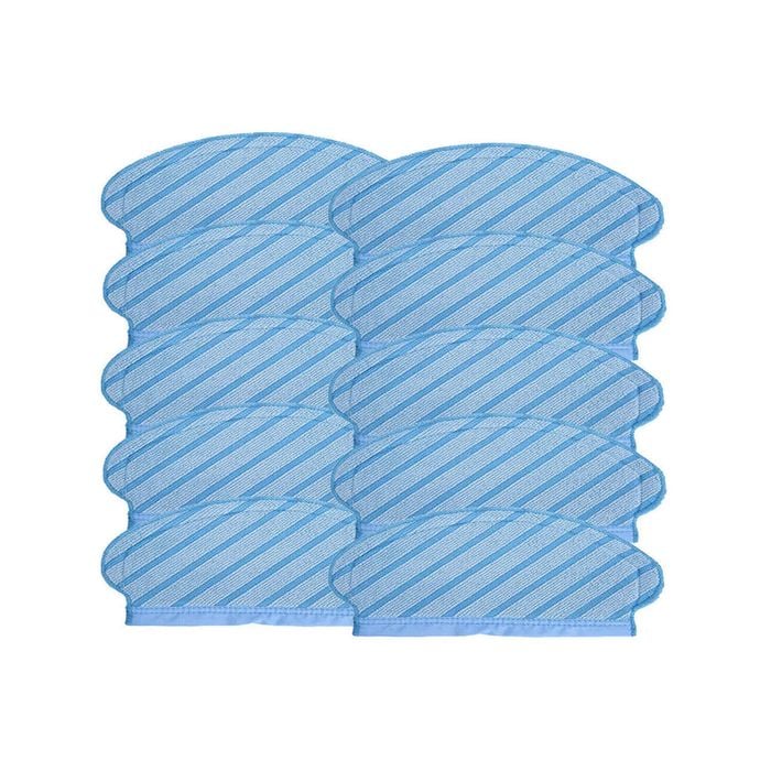 10 X Washable Mopping Pads For Ecovacs Deebot Ozmo 700, 750, 920, 950, N7 & T5 Robot Vacuum Cleaners