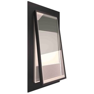 Ezylite 1000 x 550mm Double Glazed Opening Roof Window for Corrugated Roof