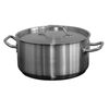 Förje Low Casserole Pot With Lid Stainless Steel 12.9l Induction Compatible