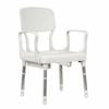 Height-Adjustable Commode Chair - Lightweight & Durable Shower and Toilet Chair for Assisted Living - Rebotec