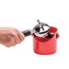 Dreamfarm Grindenstein Space-Saving Coffee Knock Box Bin For Grinds Red
