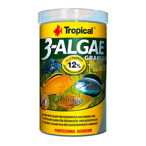 Tropical Fish Food 3-algae Granulat 1000ml