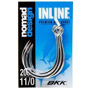 Nomad Design BKK Inline Eye Single Fishing Hook 11/0