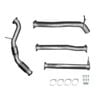 Ignite Exhausts Turbo Back For Ford Px Ranger 3.2l 3" Cat & Diff Pipe Raw Aluminised Steel