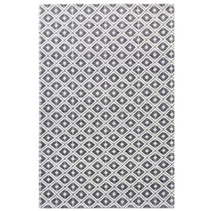 Designer Vision Wool Rug-6279-Ivory-Black-110x160cm