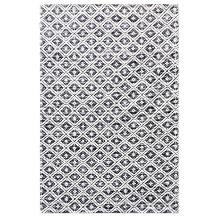 Designer Vision Wool Rug-6279-Ivory-Black-110x160cm