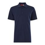 Hard Yakka Navy Men's Short Sleeve Polo - Large