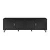 Design Square Sky Lowline TV Stand Entertainment Unit 180cm 4-Doors Black