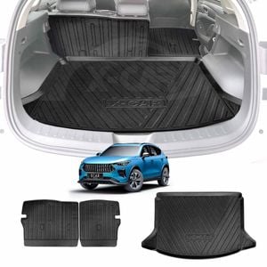 Boot Liner Back Seat Protector for GWM Haval Jolion 2024-Onwards All Weather Heavy Duty Cargo Trunk Kick Mats With Lower Boot