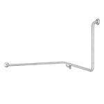 Johnson Suisse Assist 980mm x 1030mm x 600mm Stainless Steel Corner Left Hand Grab Rail