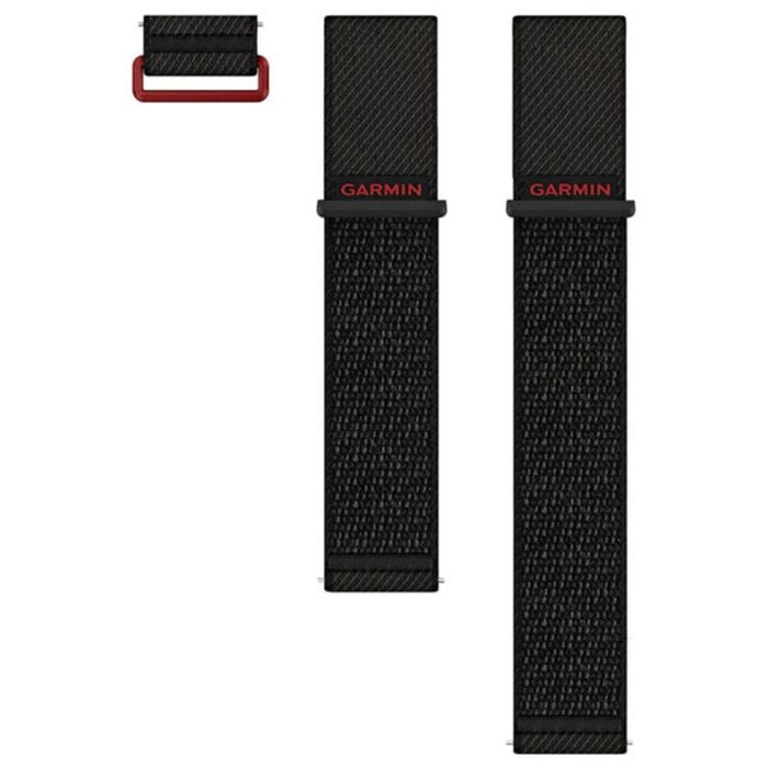 Garmin Venu X1 24mm Nylon Watch Band - Black