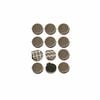 Everhang 9.5mm North South Adhesive Rare Earth Disc Magnet - 12 Pack