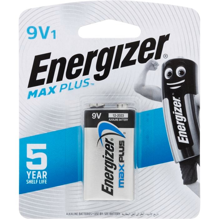 Energizer Max Plus 9V Battery - 1 Pack