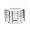Costway 8-Panel Pet Enclosures Folding Dog Fence Playpen Exercise Cage100cm Height
