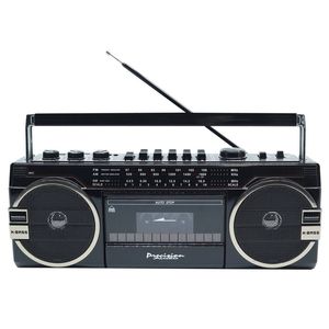 Precision Audio Portable Bluetooth Cassette Player Black