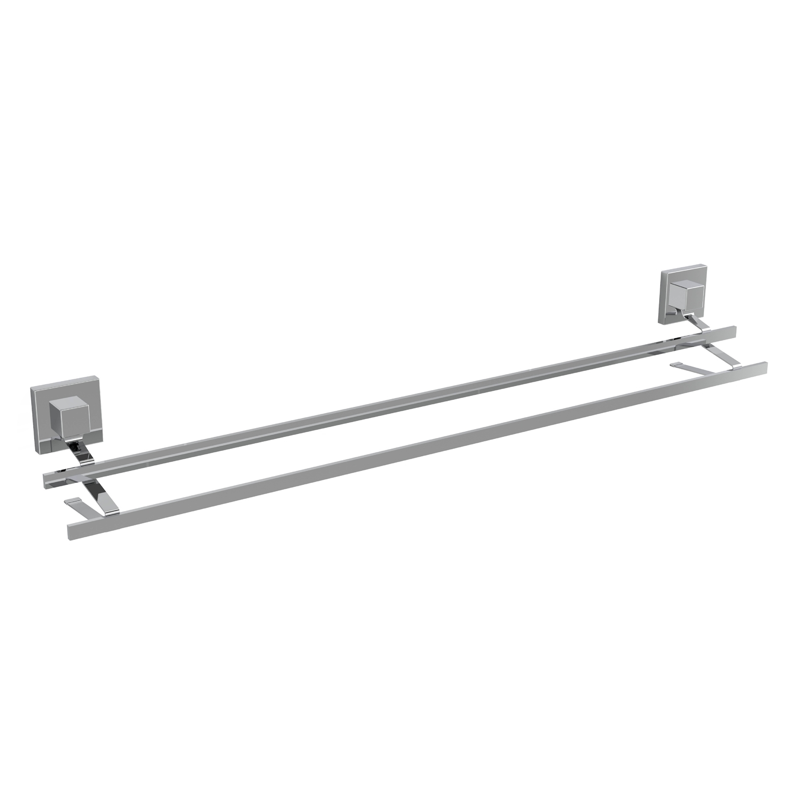 Fusion Loc 80cm 26kg Stainless Steel Double Towel Rail Bunnings Australia