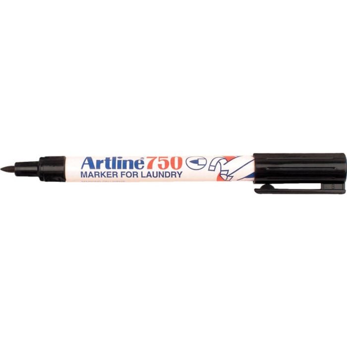 Artline #750 Laundry Marker (Box of 12) (Black)