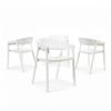 Selena 4pc Set Dining Chair Scandinavian White