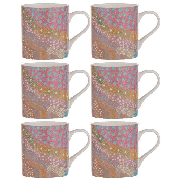 6PK Ashdene Koort Boodja - Heart Country Pink Season Mug
