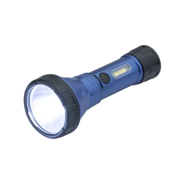 Click LED Rechargeable Torch With COB Body Light