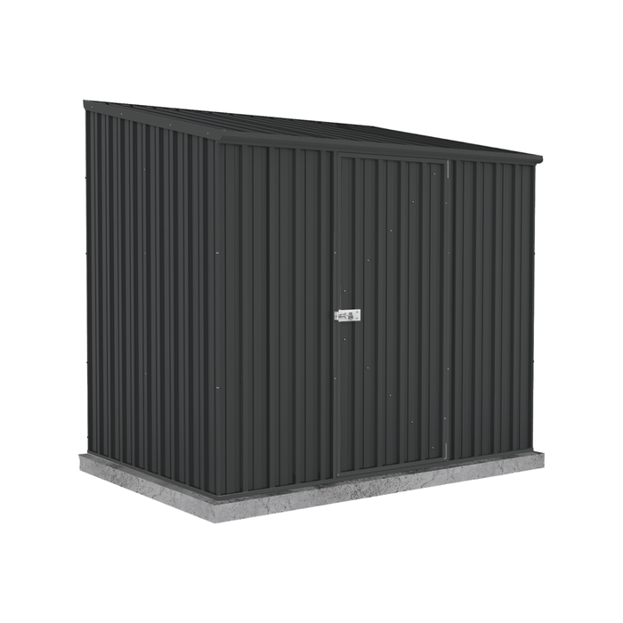 Absco Sheds 2.26 x 1.52 x 2.08m Space Saver Single Door Garden Shed - Monument