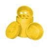 4pc Agboss Horse Grazer Feed Bin Hay And Water Inserts With Lid Yellow