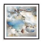 Artey | Standing Still In Motion - Framed Print - Black Frame - 100 x 100cm