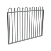 ProtectorAl 1201 - 1500 x 1200mm Monument Aluminium Garden Gate Loop & Spear