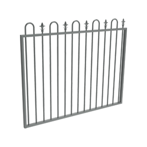 ProtectorAl 1201 - 1500 x 1200mm Monument Aluminium Garden Gate Loop & Spear
