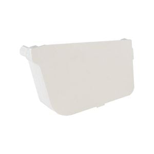 Marley White Stormcloud Right Hand Stop End