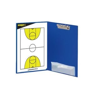 Summit Global Basketball A4 Coaching Folder 36cm x 23cm - Blue