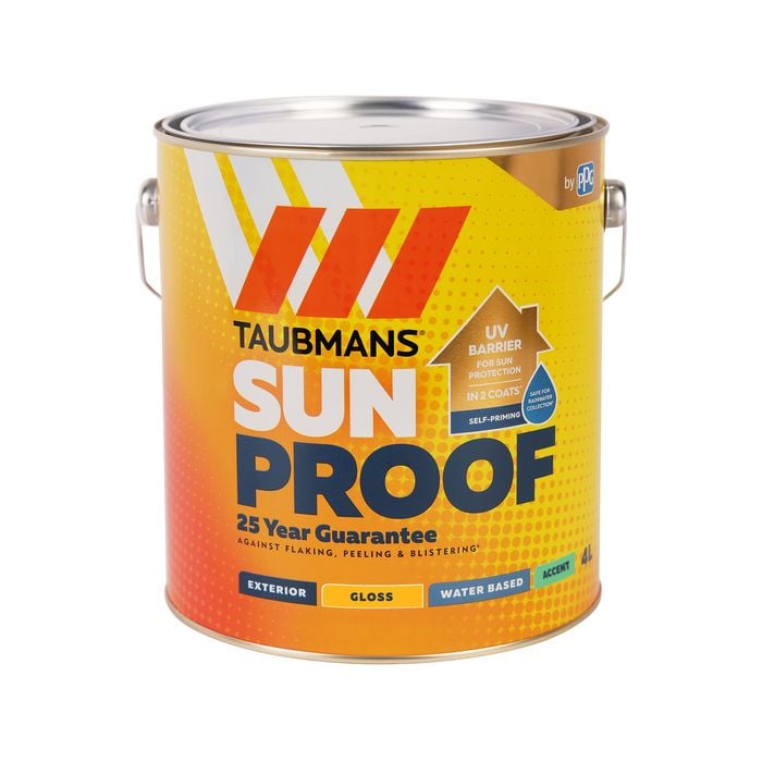 Taubmans 4L Accent Gloss Sunproof Exterior Paint