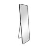 Urban Style Standing Mirror Full Length Contemporary Decor Black 150cm