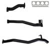 Ignite Exhausts Dpf Back For Toyota Landcruiser 76 Series V8 Wagon 3" With Pipe Only 409 Stainless Steel