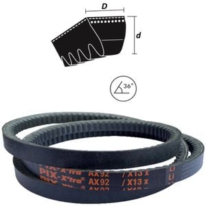 AX Section V-Belt AX92 - Cogged V-Belt | AX Section V-Belt | AX92