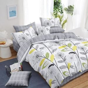 Luxor King Single My Dandelion Design Cotton Quilt Doona Duvet Cover Set