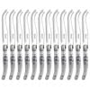12pc Laguiole Etiquette 23.5cm Cheese Knife - Marble White