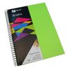 Quill Brights A4 Visual Art Diary 60-Leaf (Lime Green)