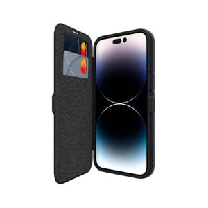 Raptic Urban Folio Case For Apple iPhone 15 Pro - Black