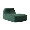 MIUZ Lounge Chaise Sofa, 1PC Modular Sofa Lounge Chair, Green Chair