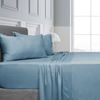 Elan King Single Bamboo Innovations Bed Sheet Set Denim - Blue
