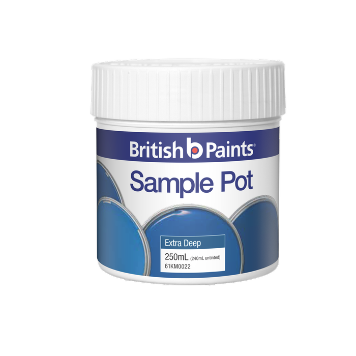 British Paints 250ml Extra Deep Sample Pot